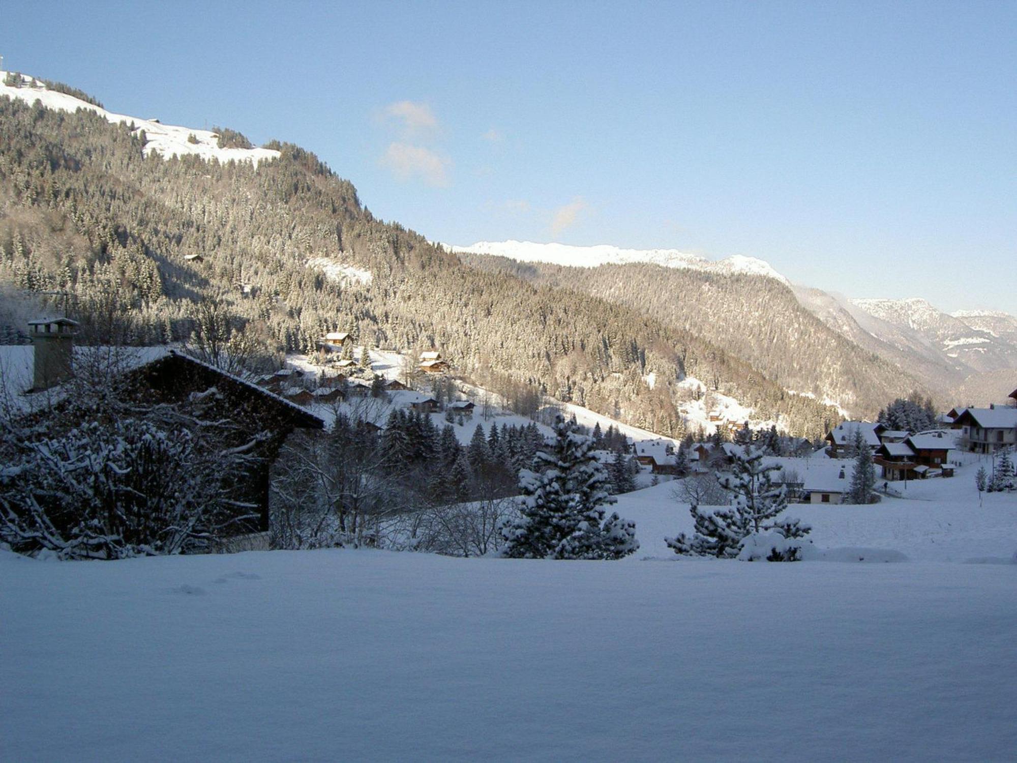 Rez De Chalet Calme Avec Terrasse - 2 Chambres, Proche Pistes A La Clusaz - Fr-1-437-10 Exterior photo